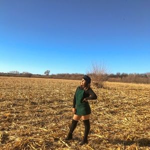 Green dress Overall 💚